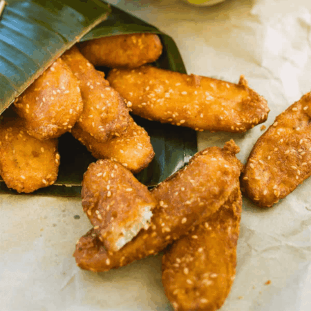 Banana fritter