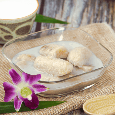 Banana in coconut milk